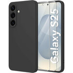 coque-silicone-noir-2x-verres-trempes-samsung-galaxy-s25-little-boutik