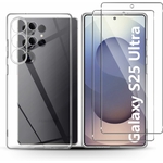 coque-silicone-transparente-verres-trempes-x2-samsung-galaxy-s25-ultra-little-boutik