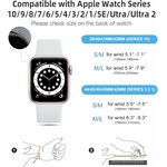 bracelet-blanc-silicone-iwatch-size