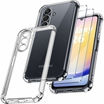 coque-silicone-transparente-4-coins-renforcés-verre-trempe-pour-samsung-a26-little-boutik