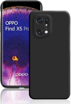Kit Coque Silicone Rose + Verre Trempé Pour OPPO Find X5 Pro - Little Boutik - Neuf