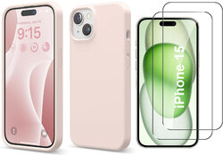 Coque Silicone Little Boutik Pour IPhone 15 Plus Rose Compatible MagSafe - Neuf, Emballé