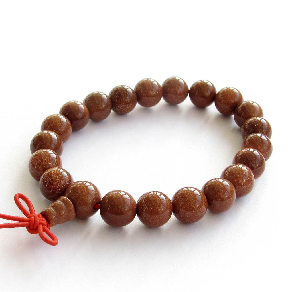 Bracelet Mala Goldstone