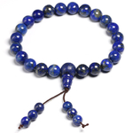 Bracelet bouddhiste mala Lapis Lazuli veritable