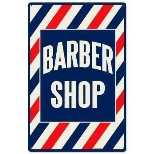 Plaque décorative barber shop