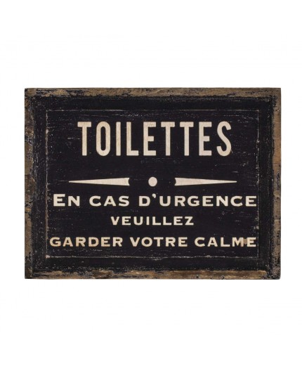 plaque-ancienne-bois-toilettes-