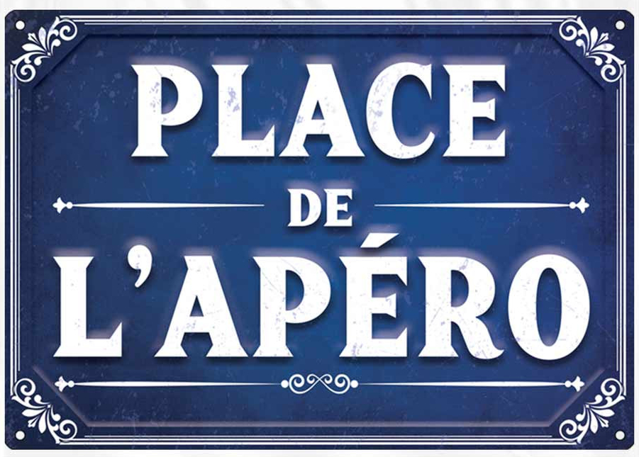 Plaque Métal Déco Vintage FÉENOMENN - Panneau Rue Humoristique 20x30cm