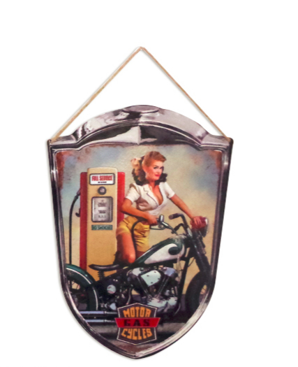 PLAQUE PIN UP MOTOR GAS