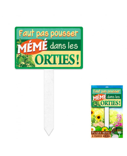 Panneau mémé dans les orties