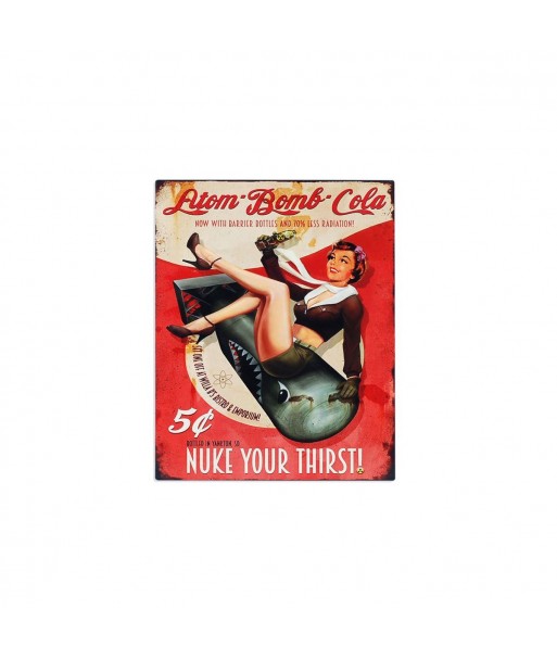 plaque pin up cola