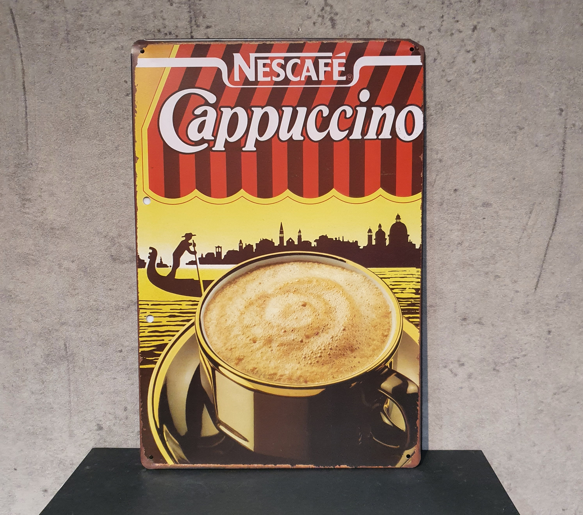 Plaque métal Cappuccino