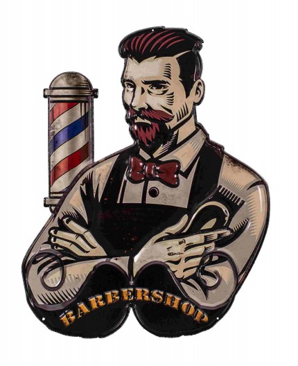 Panneau géant barbershop