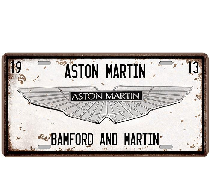 Plaque métal Aston Martin