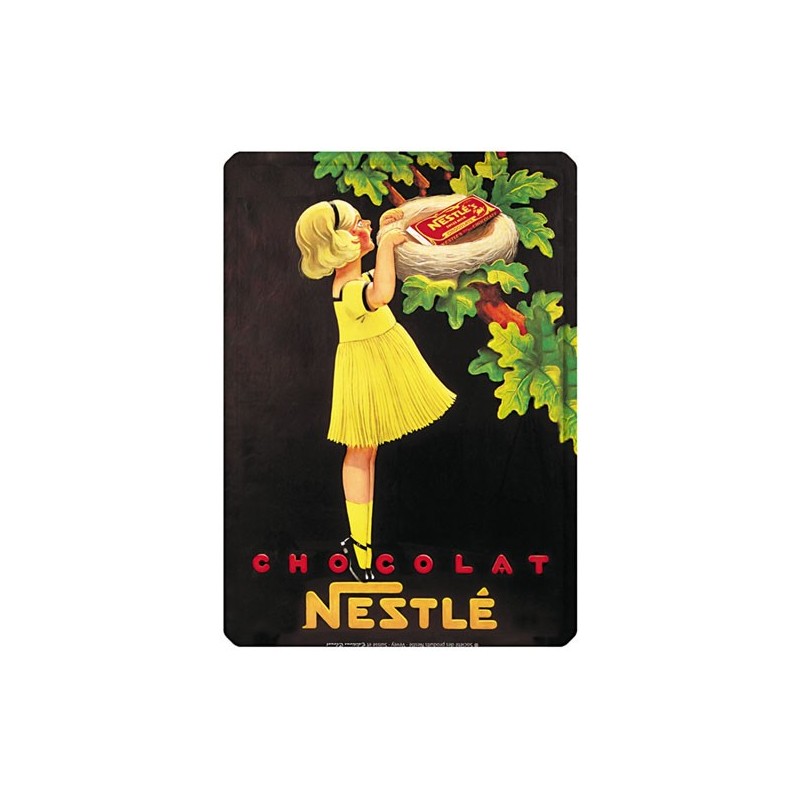 Plaque vintage chocolat Nestlé