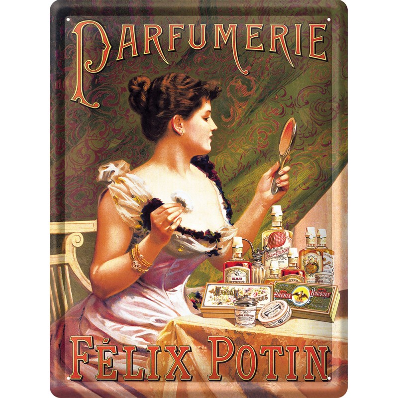 Plaque parfumerie Félix Potin - grand modéle