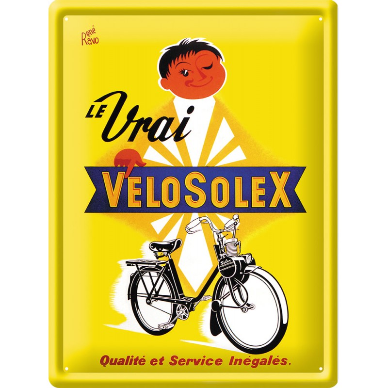 Plaque publicitaire vélosolex - grand modèle