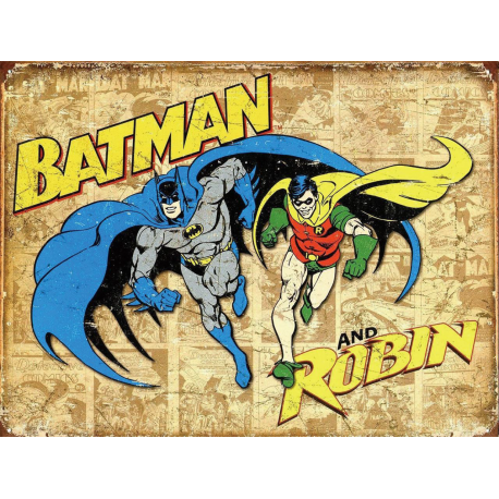 plaque-metal-plate-20-x-30-cm-batman-et-robin