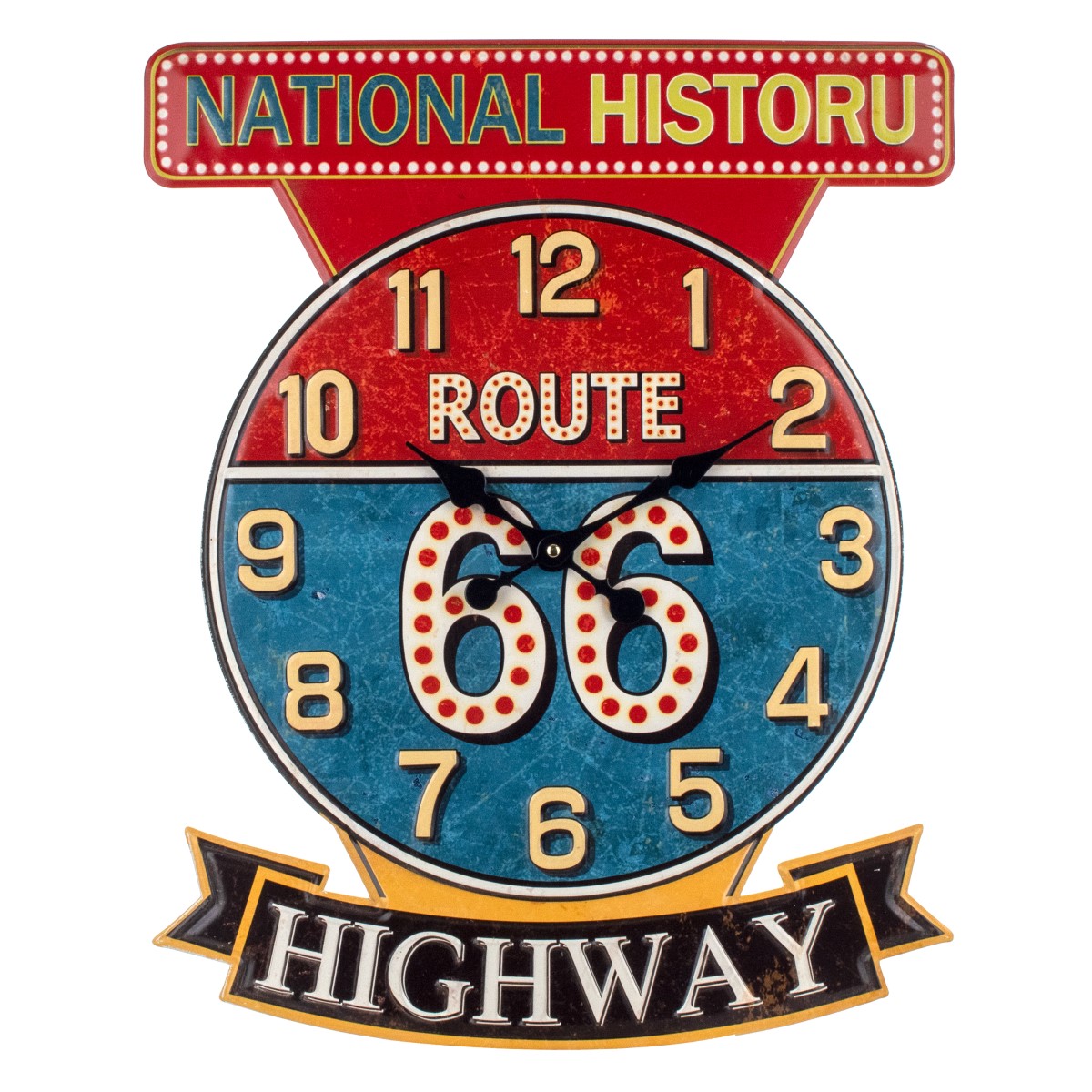 Horloge route 66 national history