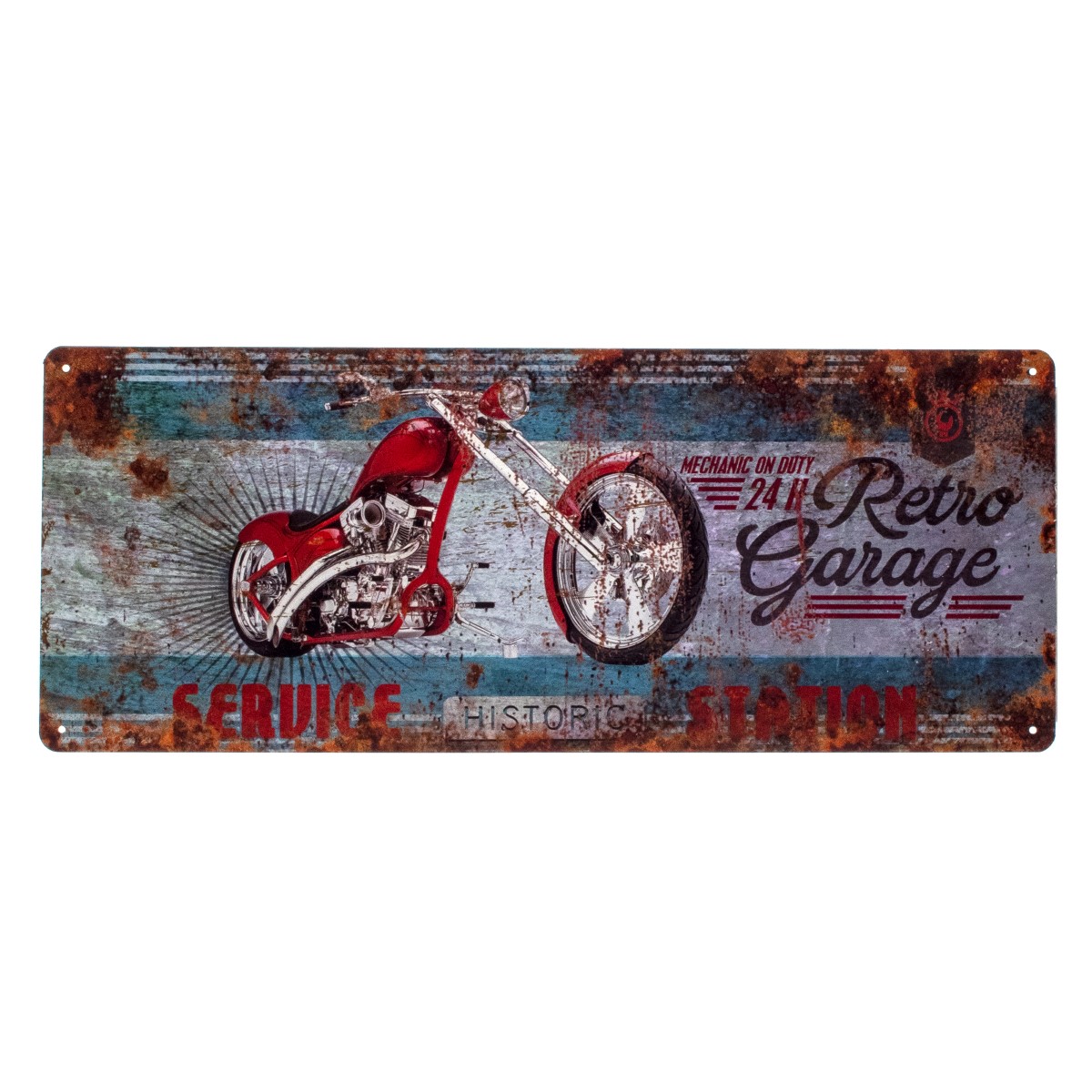 Plaque moto vintage rétro garage