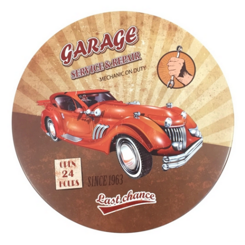 Plaque Garage service & repair