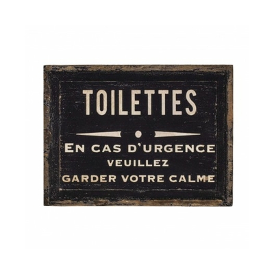 plaque-ancienne-bois-toilettes-