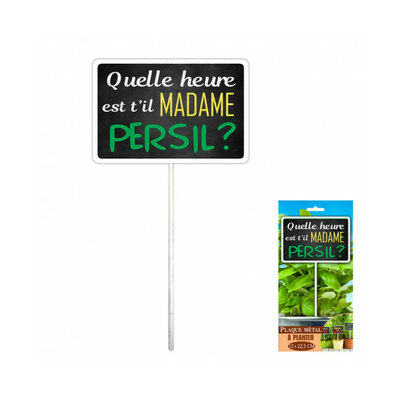 plaque écriteau persil inexmob