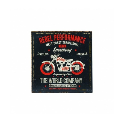 plaque métal moto 1976