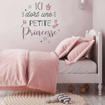 sticker ici dort une princesse 1