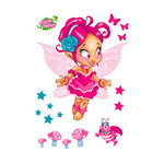 sticker little fée rose 2