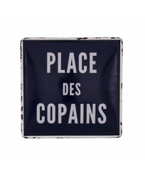 Panneau Vintage En Métal – Les Règles Des Toilettes – 20x30cm – Décoration Humour