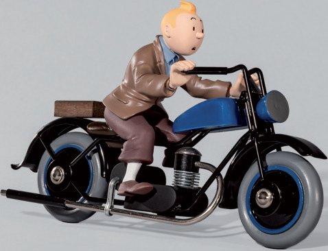 galerie des bulles tintin moto