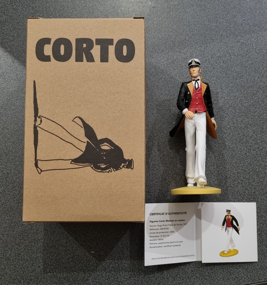 Pratt, Hugo- figurine Corto en résine polychrome - Para-BD/Figurines - Galerie  des Bulles