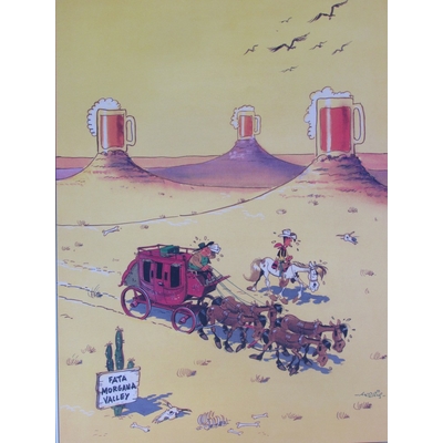 Morris - offset Lucky Luke - La diligence