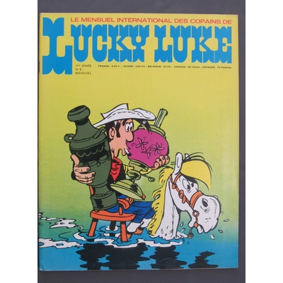 Morris -Journal de Lucky Luke n°6 - avec poster