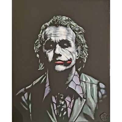 Dutch Alan - illustration originale sur toile montée sur chassis - Le Joker