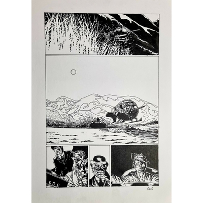 Gess - planche originale(89) - L'œil de la nuit T.1