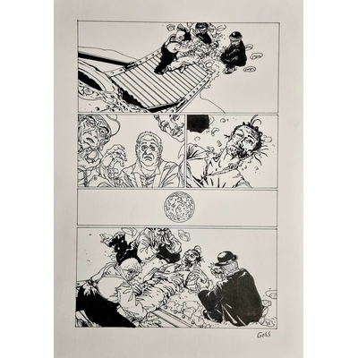 Gess - planche originale(92) - L'œil de la nuit T.1