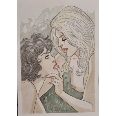 Renaud - Illustration originale Ornella et Keira - Artbook