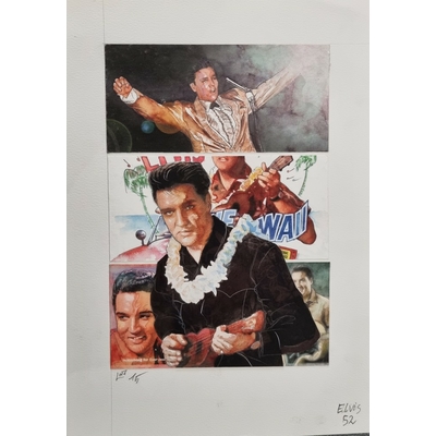 Fabrice Le Hénanff - planche originale Elvis