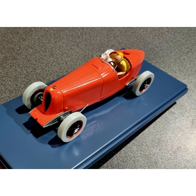 Hergé - voiture Tintin 1/24 - Le bolide rouge