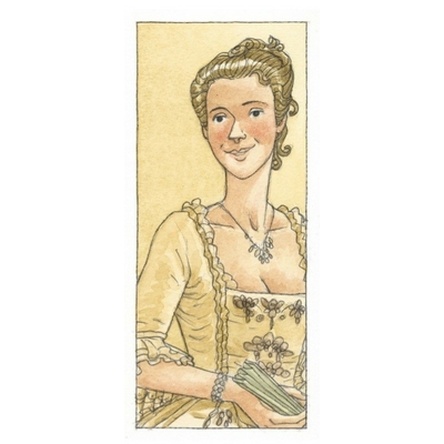 Beuriot - aquarelle originale à l'aquarelle - Voltaire