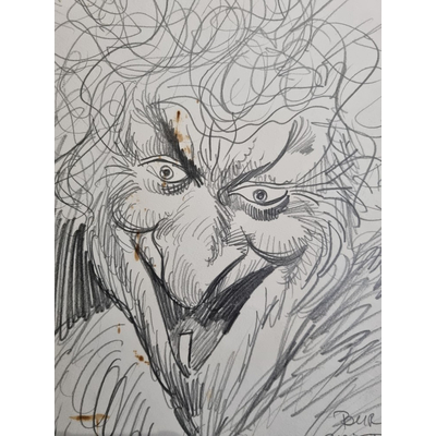 Servais - illustration au crayon la tchalette