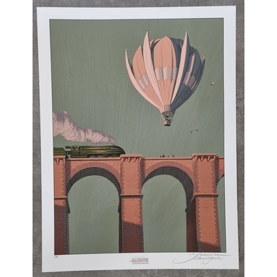 Schuiten, Durieux - sérigraphie, ralentir - EA.-signé