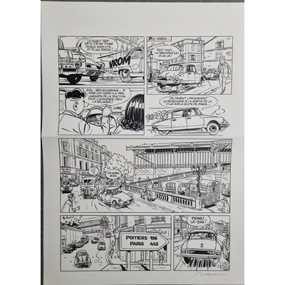 Delvaux Jean-Luc - planche originale (25) - Jacques Gipar T.11