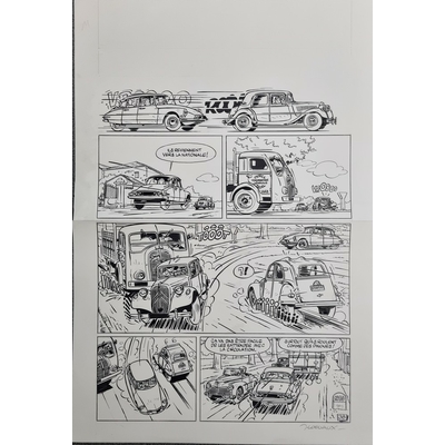 Delvaux Jean-Luc - planche originale (38) - Jacques Gipar T.11