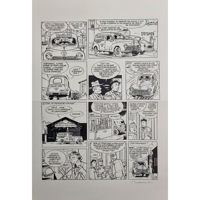 Delvaux Jean-Luc - planche originale (30) - Jacques Gipar T.11
