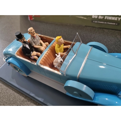 Hergé - voiture Tintin 1/24 - La Torpedo du Dr Finney