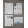 ga79_Hergé - 3 documents Rombaldi+ timbres 50 ans