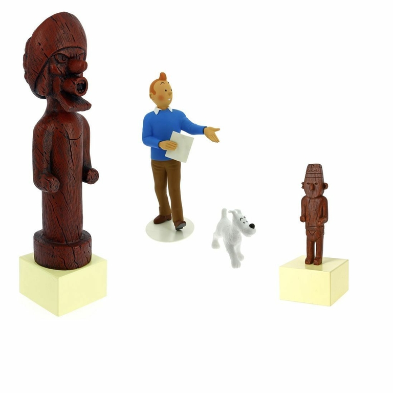 ga149_Figurine Tintin - Musée Imaginaire + Totem + Fétiche