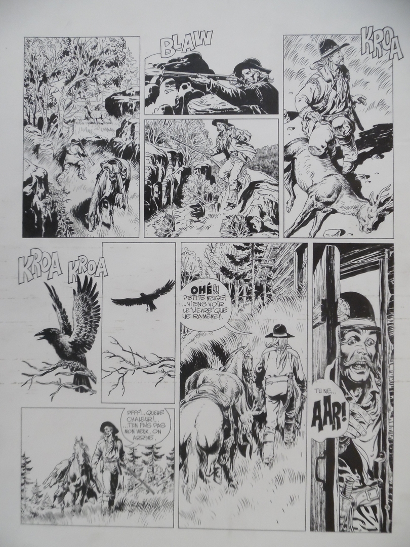 ga207_Blanc-Dumont - planche originale Jonathan Cartland